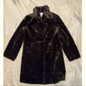East 5th Brown Faux Fur Coat